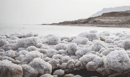 Dead Sea Salt Deposits, Israel
